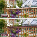 Miniatyrbild 6 av 9: Pigeon Repellent Birds Ekorrar och små djur Lätt att kontrollera fåglar inomhus och utomhus 48 delar