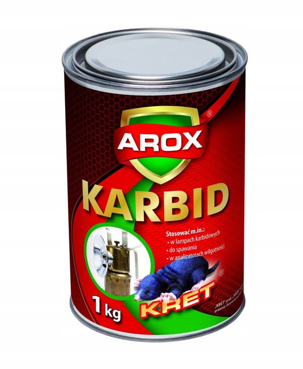 Karbid för att avvisa mullvadar och sorkar i granulat 1 kg