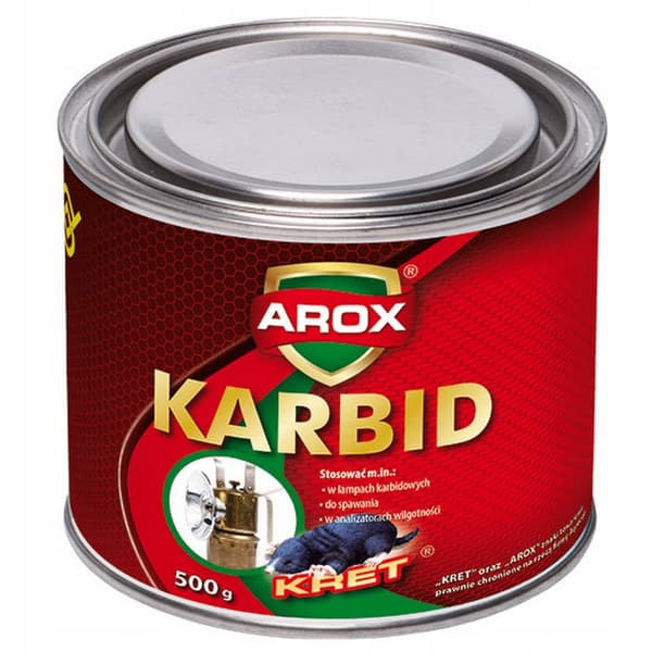 Karbid til afværgelse af muldvarpe og markmus granulat 500 g
