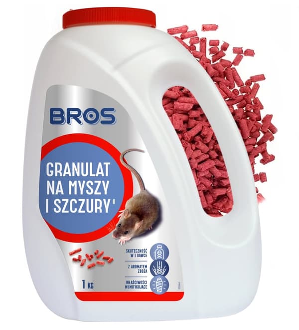 Giftbete för möss och råttor granulat 1 kg