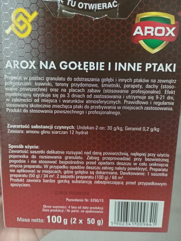 Dueafvisende middel 100 g