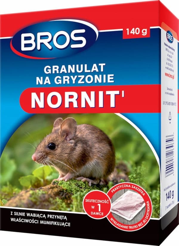 Gnavergift til rotter, markmus og mus 140 g