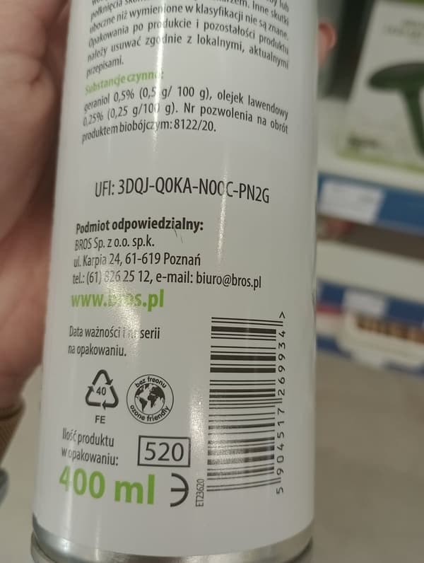 BROS Green Power Muldvarp og Markmus Spray 400ml