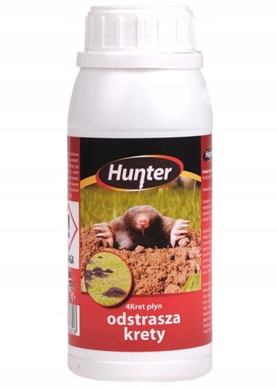 Hunter Mole Repellent 500ml Effektiv beskyttelse mod muldvarpe