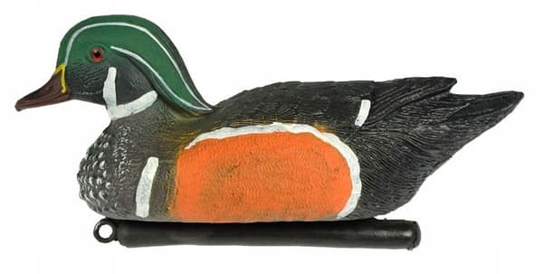 Mandarinand hane trädgårdsdekoration 30 x 12 cm