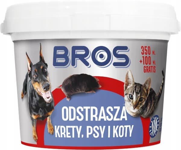 Pulver til hunde-, katte- og muldvarpeafvisende 450 ml