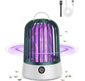 Pikkukuva 1 / 8: OBOSOE 2-in-1 USB-ladattava hyttysloukku ja hyönteisten tappaja, UV-LED + sähköinen hyttysverkko