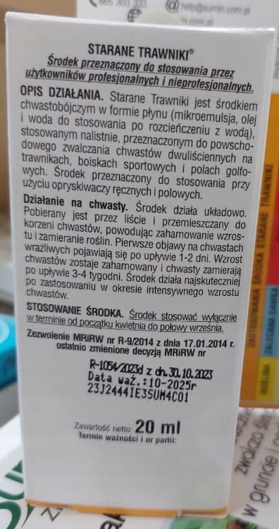 SUMIN CAREFUL LAWNS -rikkakasvien torjunta-aine apilanmaitohorsmaan 20 ml