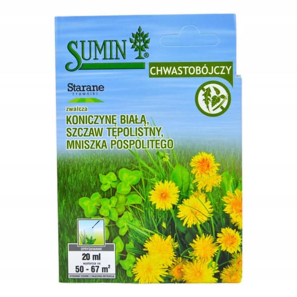 SUMIN CAREFUL LAWNS -rikkakasvien torjunta-aine apilanmaitohorsmaan 20 ml
