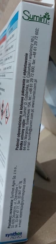 SUMIN KAPTAN SUSPENSION 50WP fungicid MOD RÅD, GANGRENNAN mørtel 50g