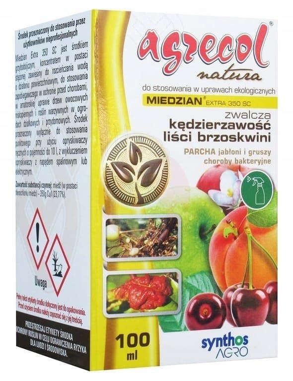 MIEDZIAN EXTRA 350 SC sienitautien torjunta-aine HEDELMÄT JA VIHANNEKSET Agrecol 100 ml