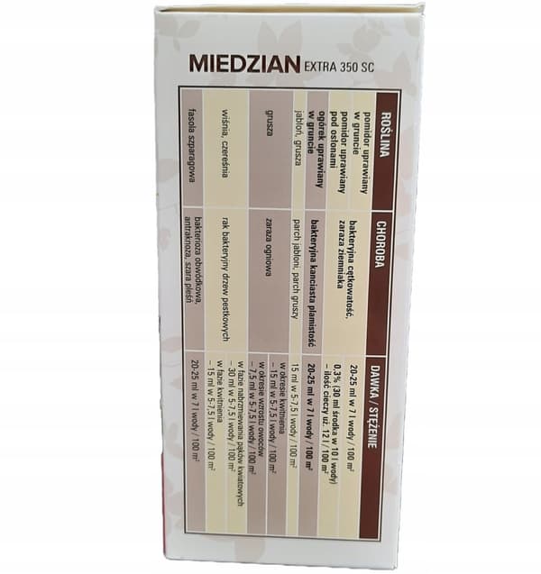 MIEDZIAN EXTRA 350 SC sienitautien torjunta-aine HEDELMÄT JA VIHANNEKSET Agrecol 100 ml