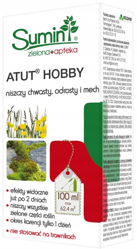 SUMIN Atut Hobby torjuu rikkaruohoja, versoja ja sammalta 100 ml