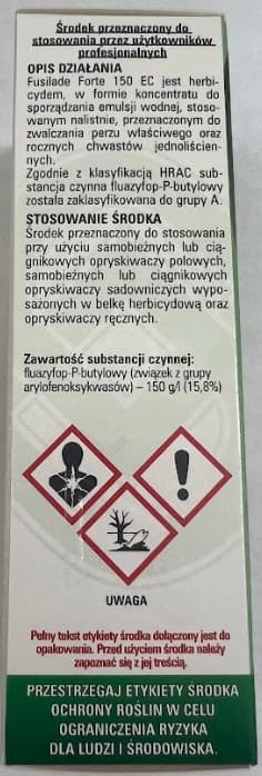 FUSILADE FORTE 150 EC herbicid til kvikgræs SPRAY Agrecol 50 ml