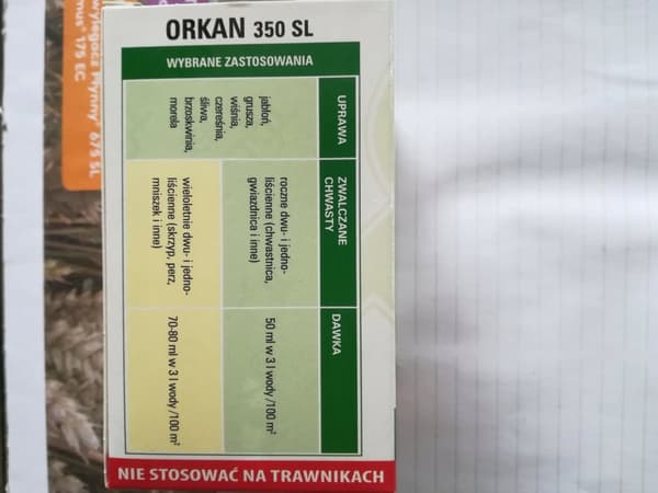 ORKAN 350 SL Herbicid totalherbicid til padderokke Agrecol 75 ml