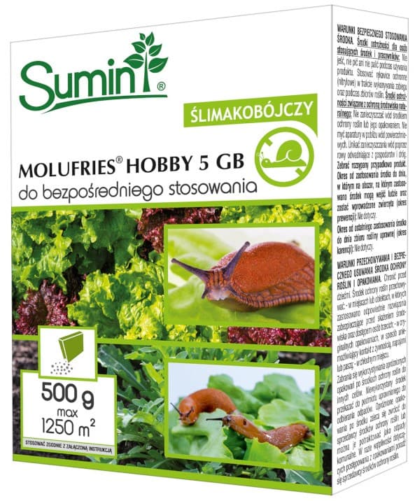 SNEGLEMIDDEL giftpræparat BLÅ GRANULAT Sumin MOLUFRIES 500g