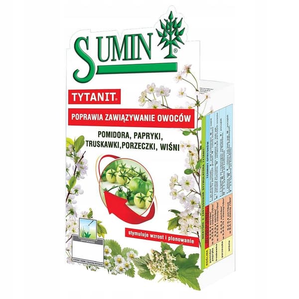 SUMIN TITANIT forbedrer frugtsætningen JORDBÆR TOMAT 5 ml
