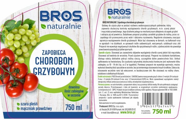 BROS EHKÄISEE LUONNOLLISESTI SIENITAUDEJA SIENIHOMETTA 750 ml