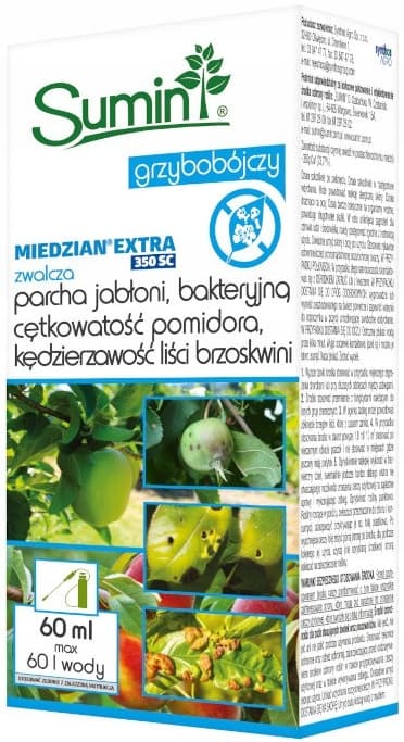 SUMIN MIEDZIAN EXTRA 350 SC svampemiddel ÆBLE PÆRE SKURV 60 ml