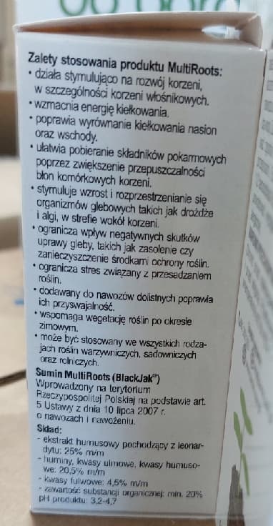 SUMIN MULTIROOTS rodningsmiddel til stiklinger STIMULERER VÆKST 20 ml