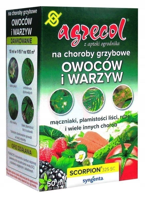 SCORPION 325 SC svampespray til grøntsager og frugter Agrecol 50 ml