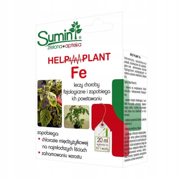 SUMIN Help Plant Fe ehkäisee raudanpuutossairauksia 20 ml