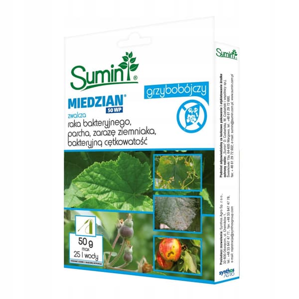 SUMIN MIEDZIAN 50 WP svampemiddel mod sart sygdom 50 g
