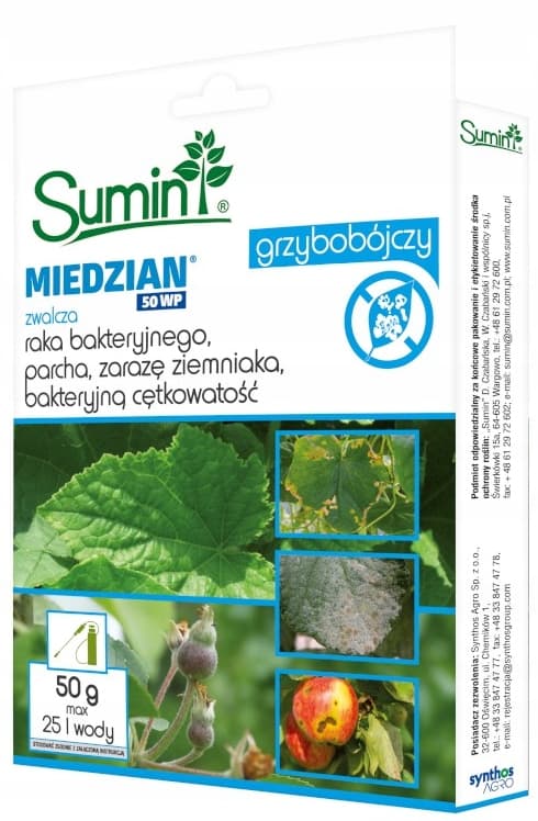 SUMIN MIEDZIAN 50 WP svampemiddel mod sart sygdom 50 g