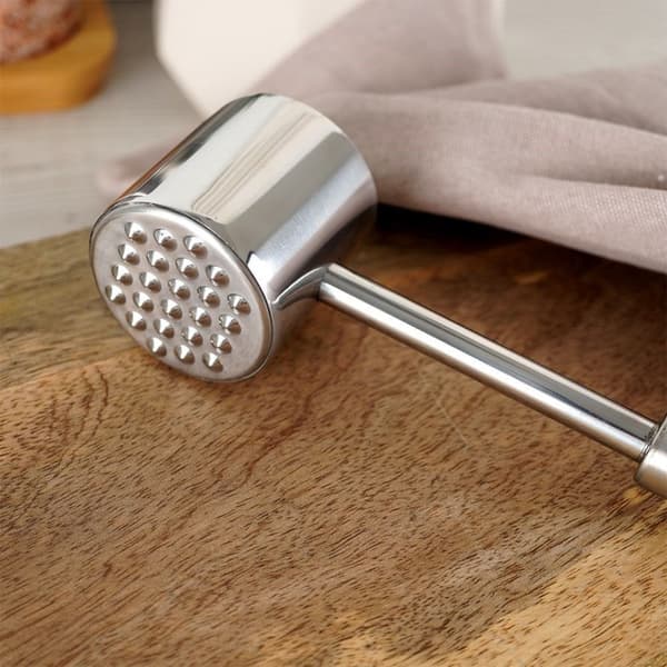 DUBBELSIDIG STÅLKÖTTPASTER 27 CM LYX