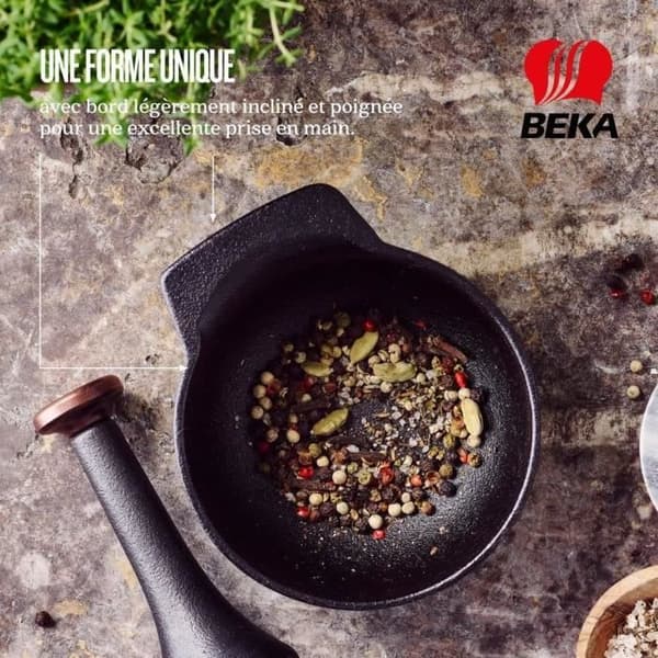 BEKA Mortel + mortelstöt - Svart