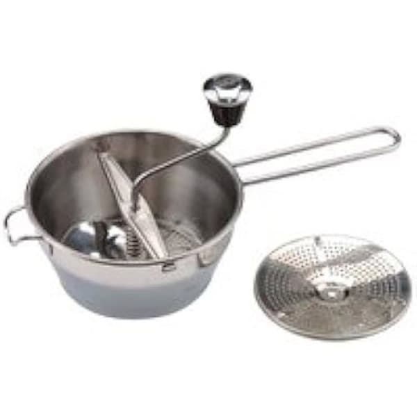 Grönsaksmixer - INOXIBAR - 20 cm - Rostfritt stål 18/10 - 3 galler - Idealisk för soppor och puréer