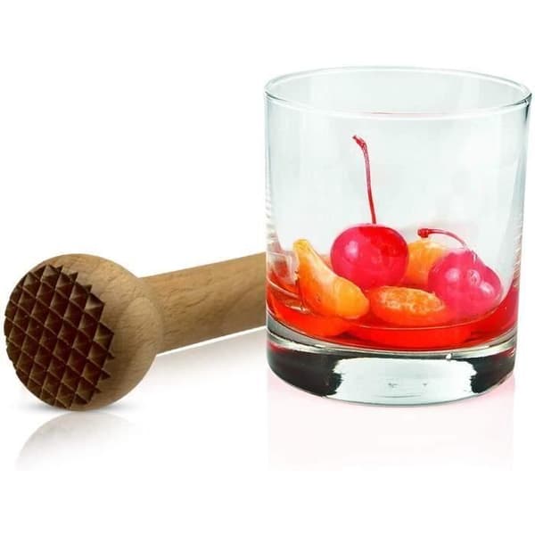 Muddler för Cocktail - Efo - 22 cm - Bokträ - Praktiskt Barverktyg - Perfekt för Mojito