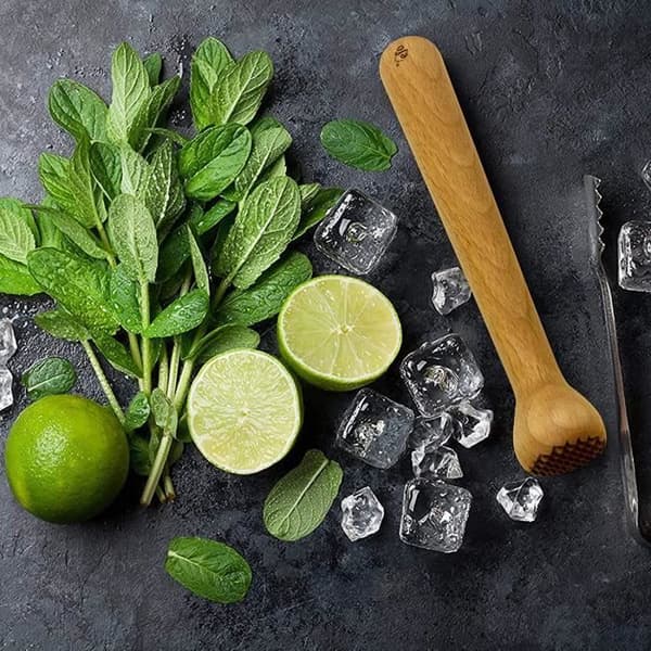 Muddler för Cocktail - Efo - 22 cm - Bokträ - Praktiskt Barverktyg - Perfekt för Mojito
