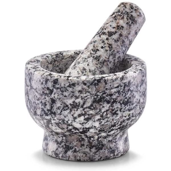 Köksmortel - ZELLER - Granit - Praktisk - Elegant - Perfekt för kryddor och örter