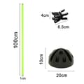 Miniatyrbild 3 av 4: LZQ Jumping Bar Set Agility Hinder Set Träningsstänger för hoppstyrka, dribbling och smidighet, grön