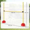 Pikkukuva 3 / 9: Koiran agilityesteet, 124P x 19,5L x 103K cm, Oranssi ja Keltainen