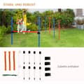 Miniatyrbillede 6 af 9: Hunde Agility Træningsudstyr, Blå+Rød
