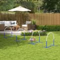 Miniatyrbillede 2 af 9: Agility Sæt til Hunde, 4-er, 88x64x95 cm, Hvid