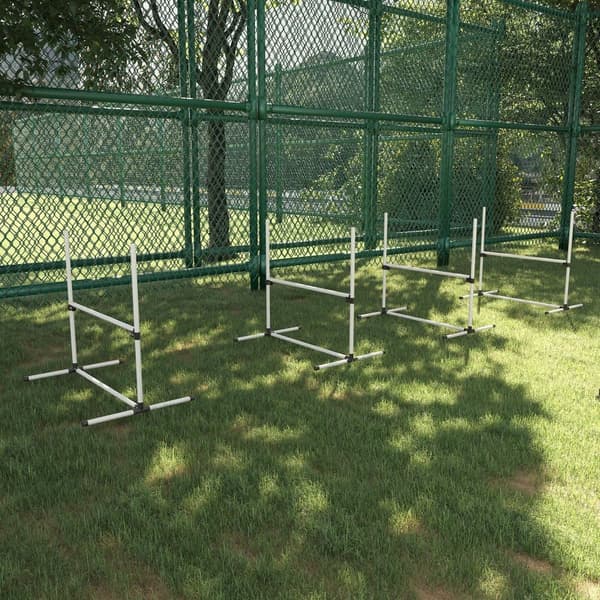 Hundträningsset, Agility, 99x65x94 cm, Vit