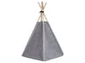 Miniatyrbild 6 av 8: Djursäng Grå Filt 35 x 40 cm Tipi Tält med dyna