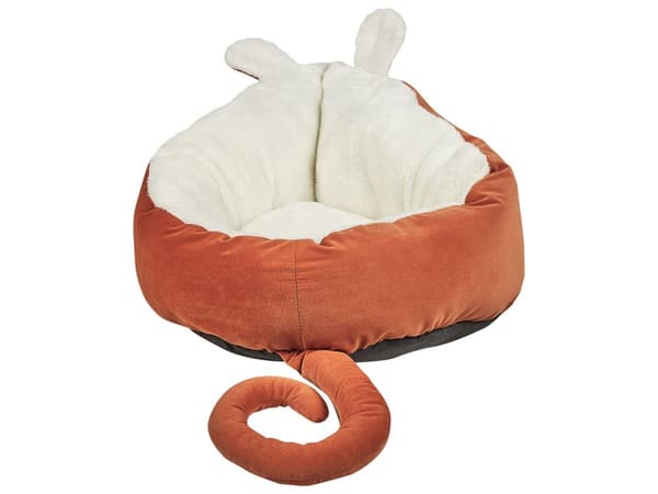 Hund- och Kattsäng Orange Polyester 50 x 45 cm Musformad Soffskydd