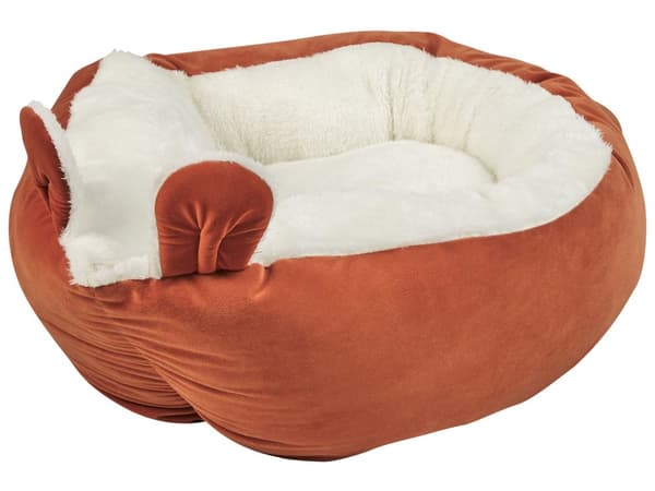 Hund- och Kattsäng Orange Polyester 50 x 45 cm Musformad Soffskydd
