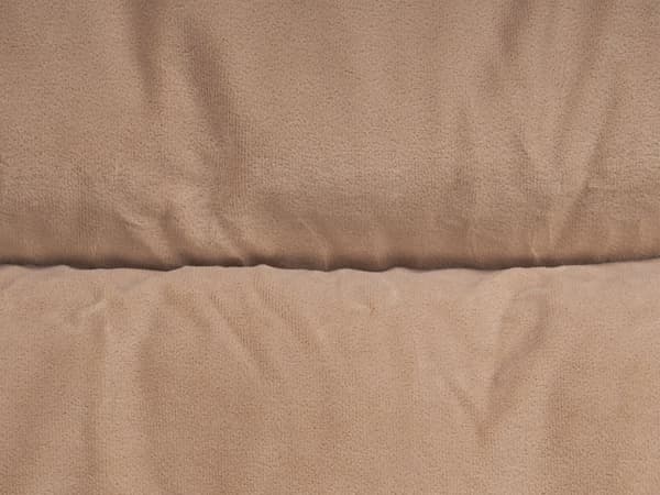 Lemmikin peti beige 60 x 45 x 10 cm sametti polypuuvilla hapsut suorakulmainen koiran peti