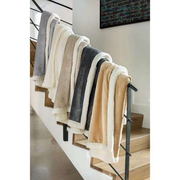 Dubbelsidig mikropälsfilt "Week end" Toison d'or - Week end Flanell - 150 x 200 cm