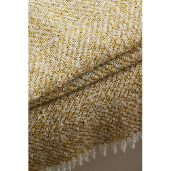 Alpaca &amp; Fiskbensull "Siena" 130 x 170 cm Toison d'or - Siena Honey - 130 x 170 cm