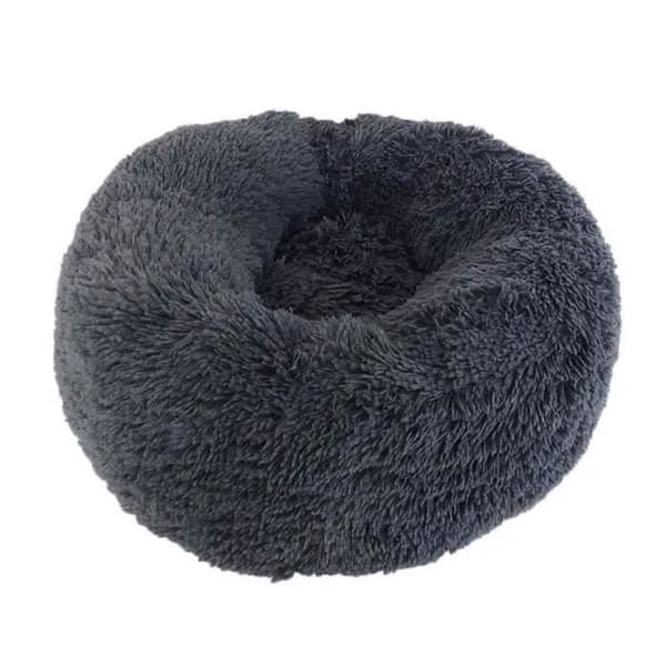 Rund korg - Pet Nest - Mörkgrå - 50cm - Mjuk - Bekväm - Inomhus