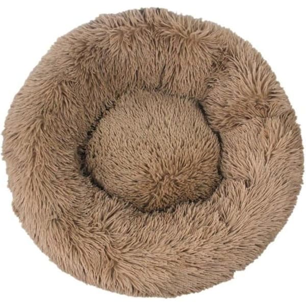 Djurkudde - Ej specificerat - Rund korg - Kaki - 50cm - Mjuk och bekväm