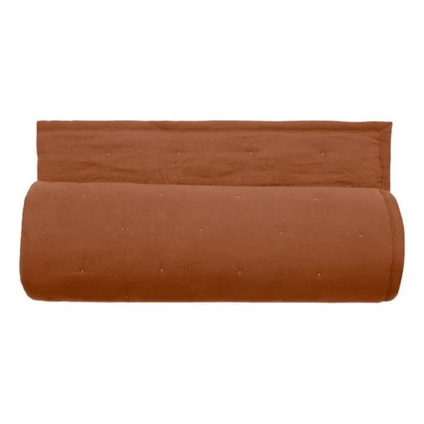 Quiltad tvättad mikrofiberfilt "Céleste" 150 x 200 cm South Wind - Céleste Terracotta
