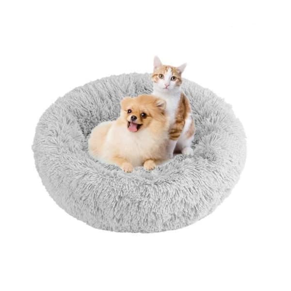 Hundkennel Kattboet runt plyschtillbehör för husdjurssäng