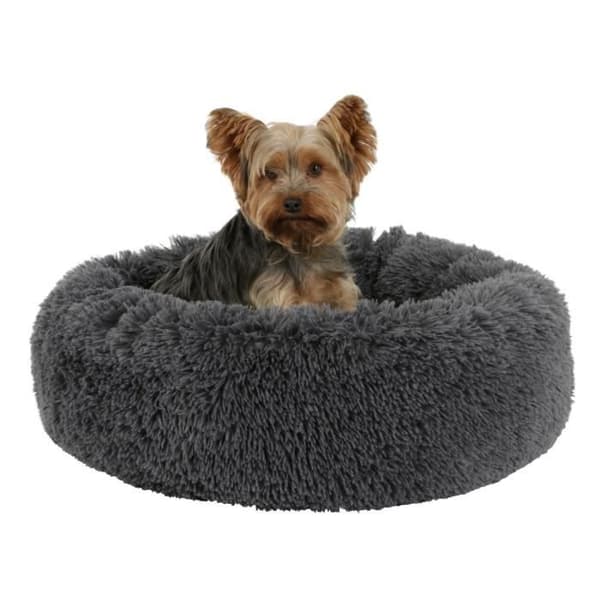 Kerbl Fluffy hundkudde - grå - 19x76 cm